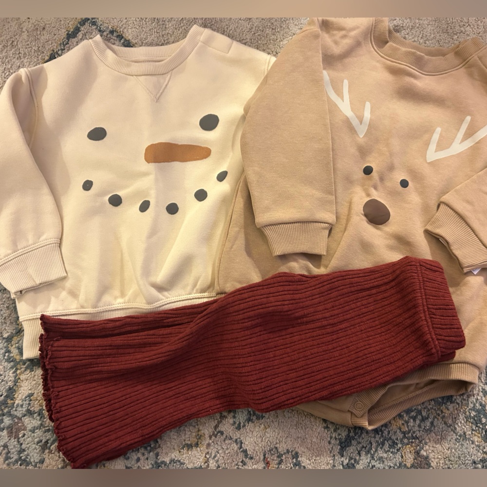 Cute Winter themed Outfit Set